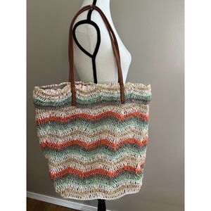 All'asta striped tote